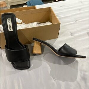 Black Steve Madden heeled Sandals